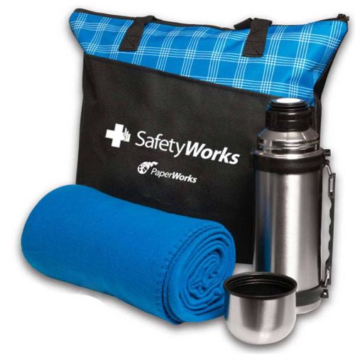 AD012967 Tote,Thermos & Blanket Set