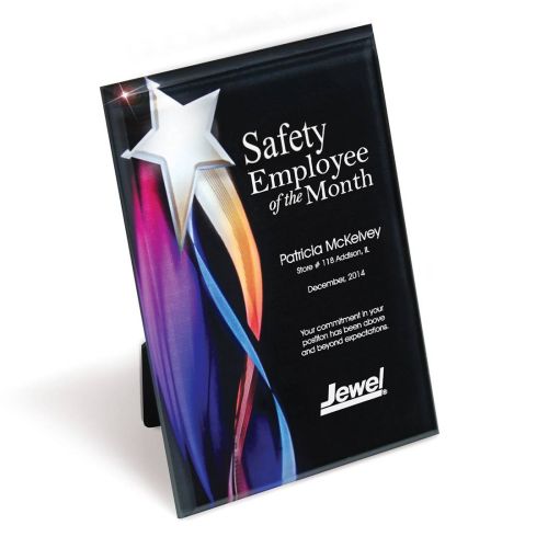 AD0138678 Safety Star Lucite Plaque