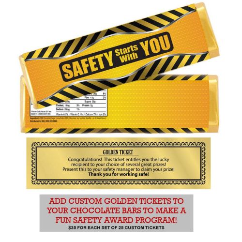 Chocolate Bars with Golden Prize Tickets