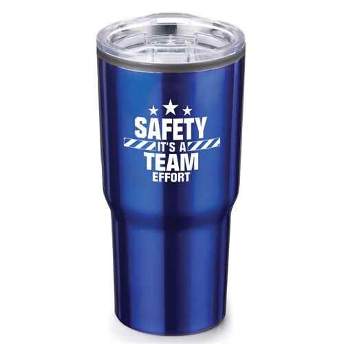 SAFETY-IT'S A TEAM EFFORT Stainless Steel Tumbler Stainless Steel Tumbler 20 oz.