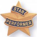 AD010790-CM Star Performer -Lapel Pin