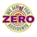 AD010949S We Aim For Zero Accidents -Lapel Pin