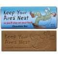 Keep Your Area Neat - Chocolate Bar