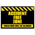 Accident Free Zone Banner