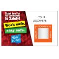 "Safety Pays"  Scratch Off Cards w/Logo