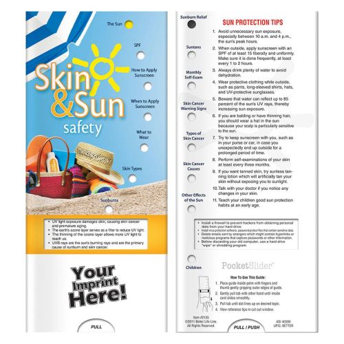 AD012802 Skin and Sun Safety Slide Chart