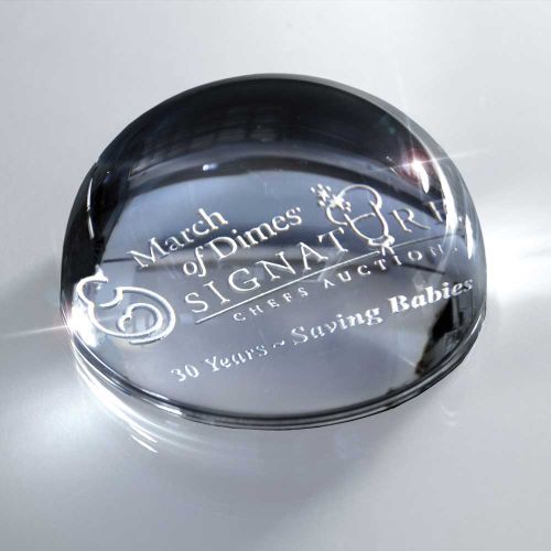 AD0138667 Glass Domed Paper Weight