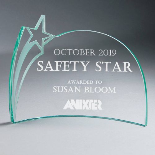 AD0138683 Jade Glass Safety Star Crescent